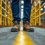 Najbolje radne cipele na radnom mestu, sa čvrstim đonom i kožnim gornjištem za industrijske uslove.