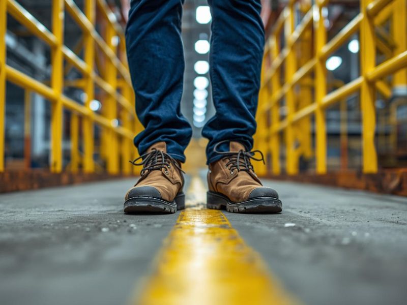 Najbolje radne cipele na radnom mestu, sa čvrstim đonom i kožnim gornjištem za industrijske uslove.